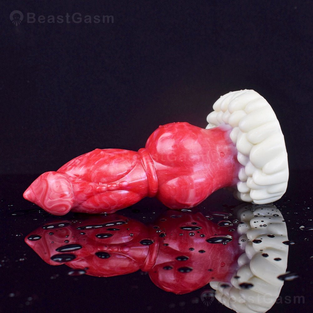 🐶 Knotted Fantasy Dog Dildo – Intense Stretch & Play - BeastGasm