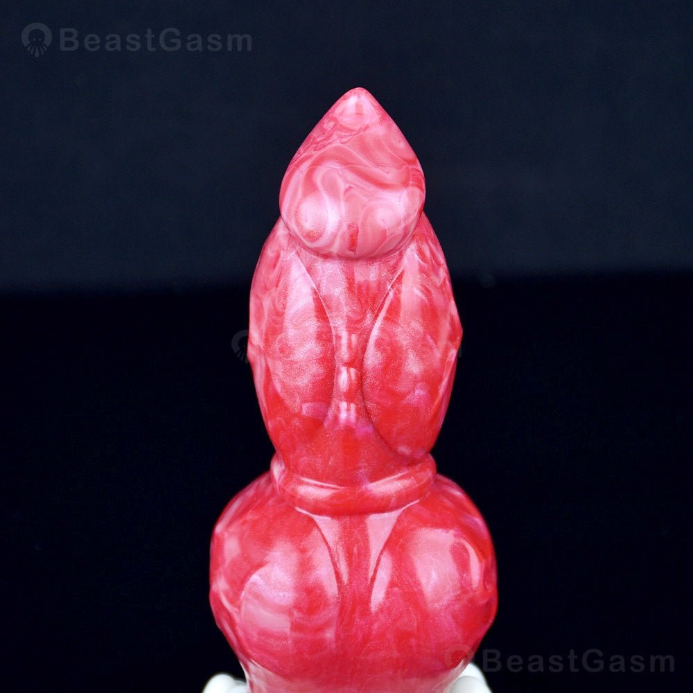 🐶 Knotted Fantasy Dog Dildo – Intense Stretch & Play - BeastGasm