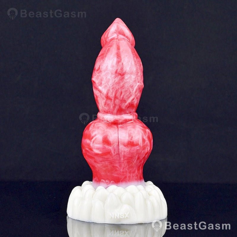 🐶 Knotted Fantasy Dog Dildo – Intense Stretch & Play - BeastGasm