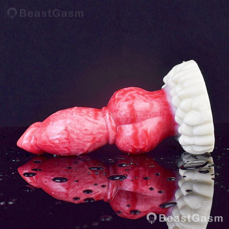 🐶 Knotted Fantasy Dog Dildo – Intense Stretch & Play - BeastGasm