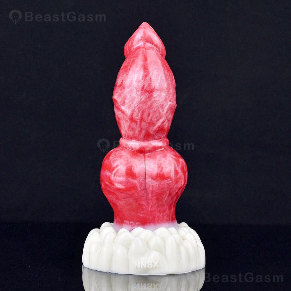 🐶 Knotted Fantasy Dog Dildo – Intense Stretch & Play - BeastGasm
