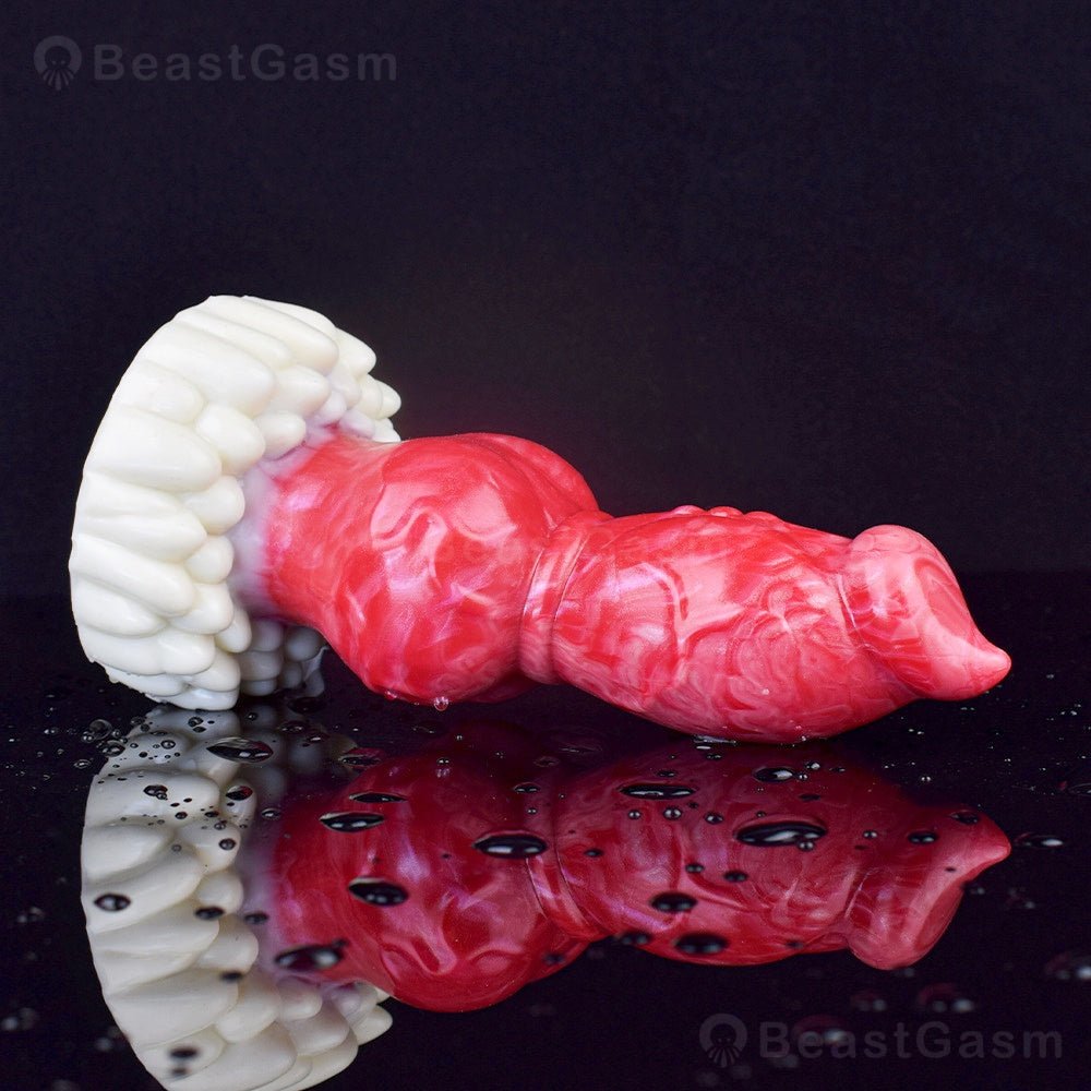 🐶 Knotted Fantasy Dog Dildo – Intense Stretch & Play - BeastGasm