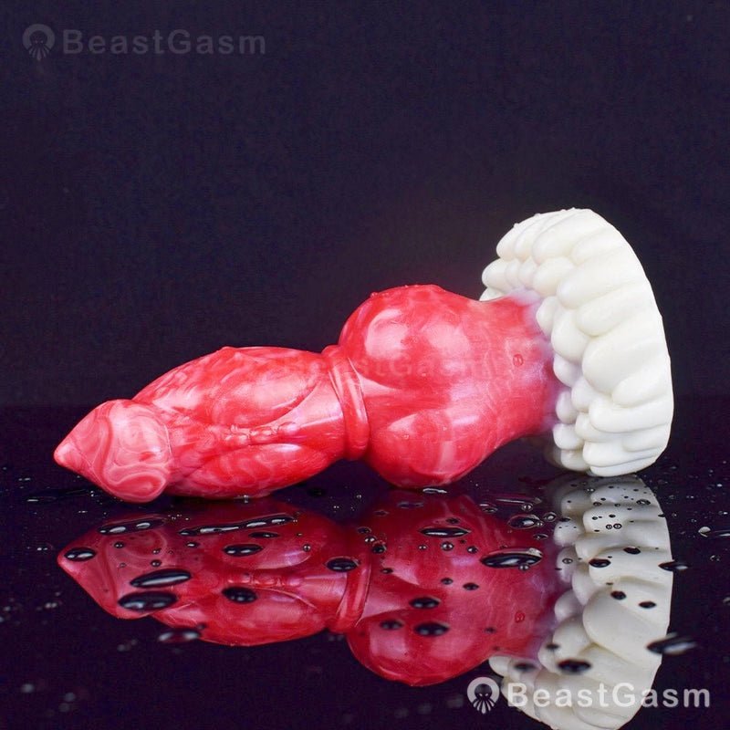 🐶 Knotted Fantasy Dog Dildo – Intense Stretch & Play - BeastGasm