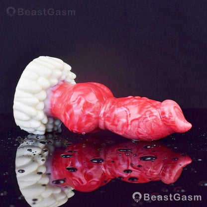 🐶 Knotted Fantasy Dog Dildo – Intense Stretch & Play - BeastGasm