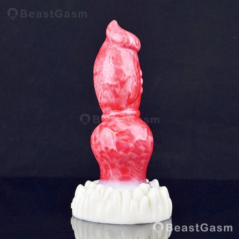 🐶 Knotted Fantasy Dog Dildo – Intense Stretch & Play - BeastGasm