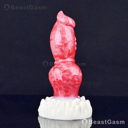 🐶 Knotted Fantasy Dog Dildo – Intense Stretch & Play - BeastGasm