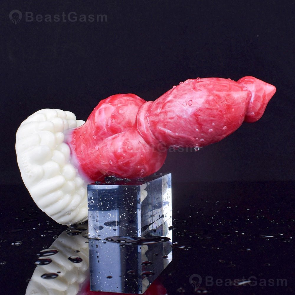 🐶 Knotted Fantasy Dog Dildo – Intense Stretch & Play - BeastGasm