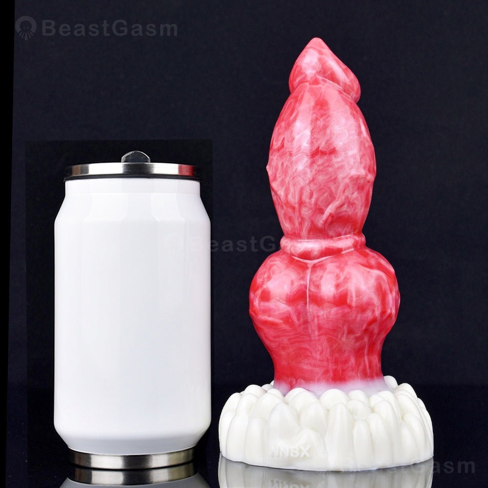 🐶 Knotted Fantasy Dog Dildo – Intense Stretch & Play - BeastGasm