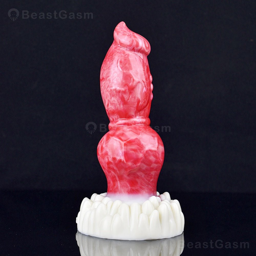 🐶 Knotted Fantasy Dog Dildo – Intense Stretch & Play - BeastGasm