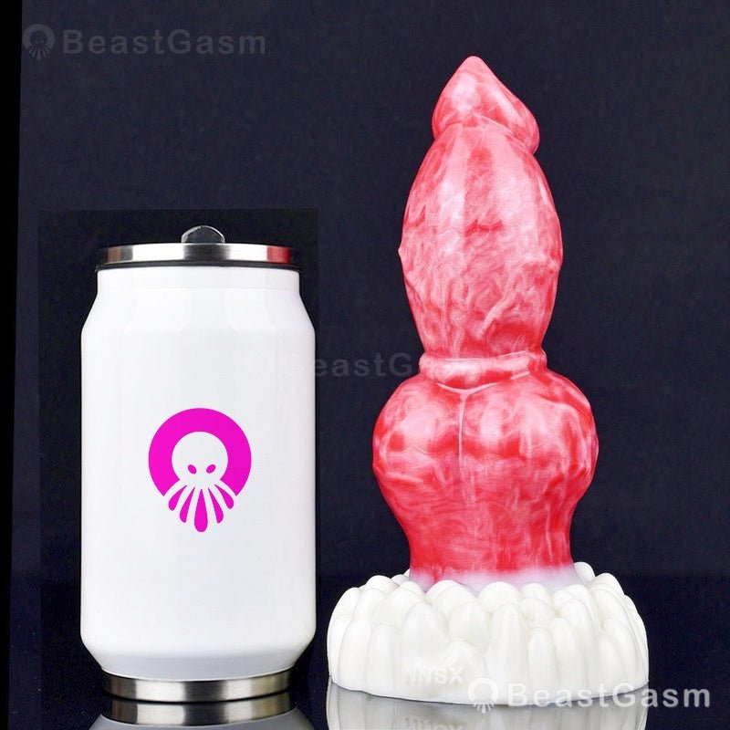 🐶 Knotted Fantasy Dog Dildo – Intense Stretch & Play - BeastGasm