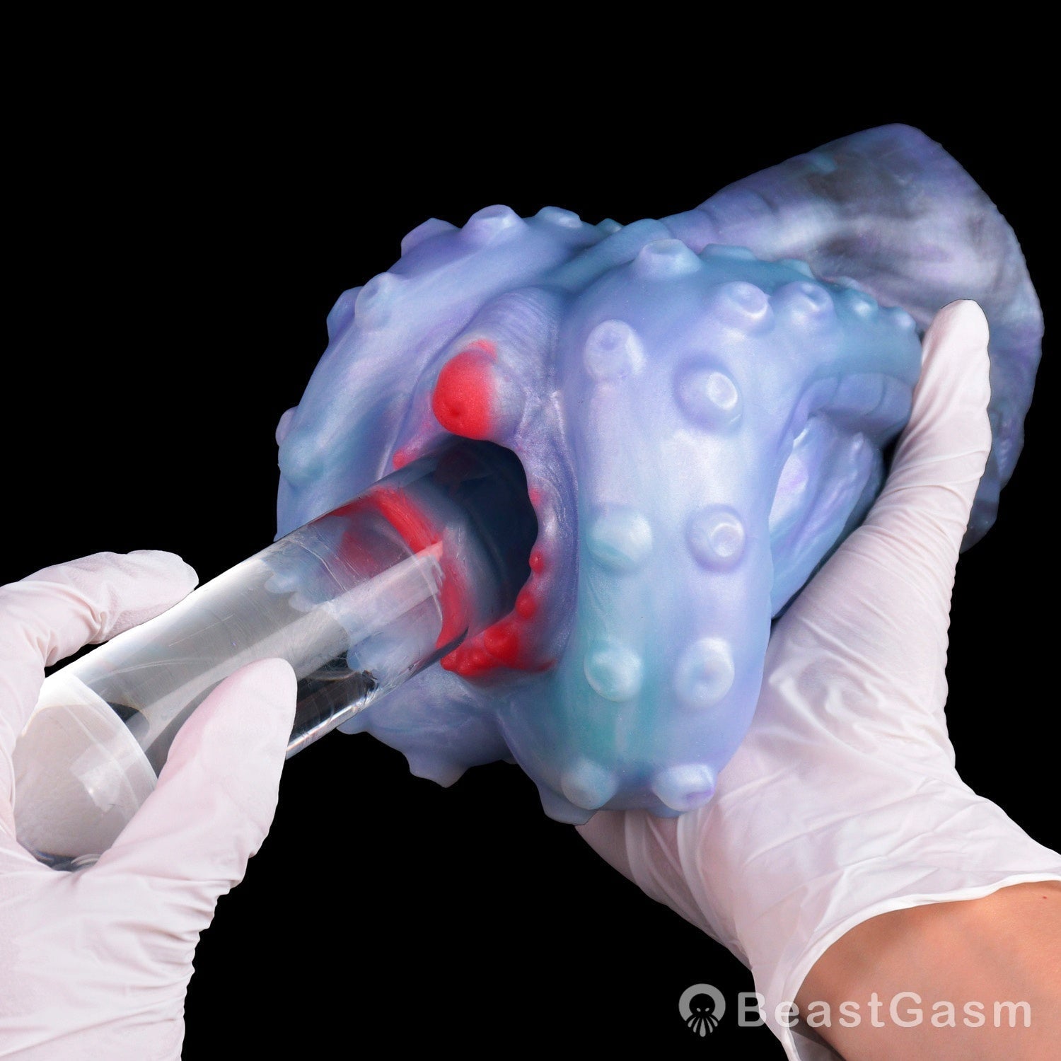 🐙 Kraken Queen Dual-Channel Tentacle Masturbator - BeastGasm