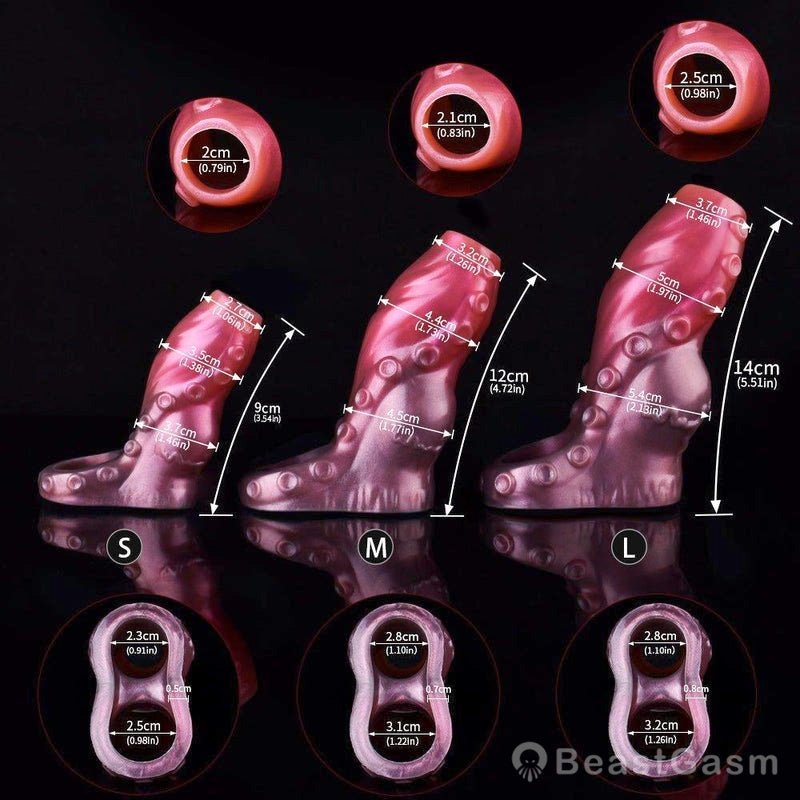 Krakenfire - Octopus Penis Sleeve, Fantasy Tentacle Cock Extender - BeastGasm