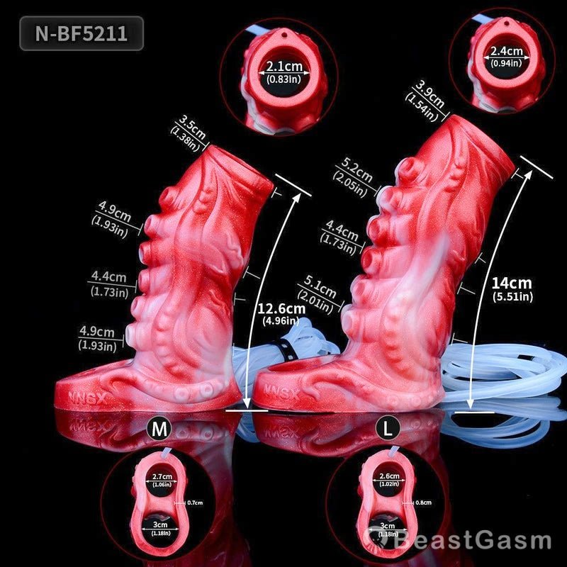 🐙 Kraken’s Embrace – Squirting Tentacle Sheath & Penis Sleeve - BeastGasm