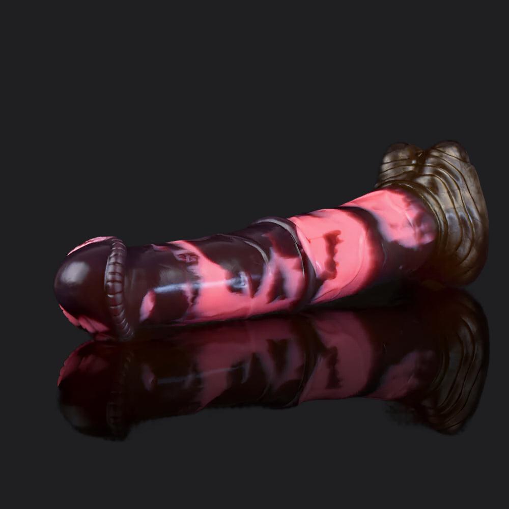 Large Equine Fantasy Dildo – 10.6” Silicone Horse Cock Toy - BeastGasm