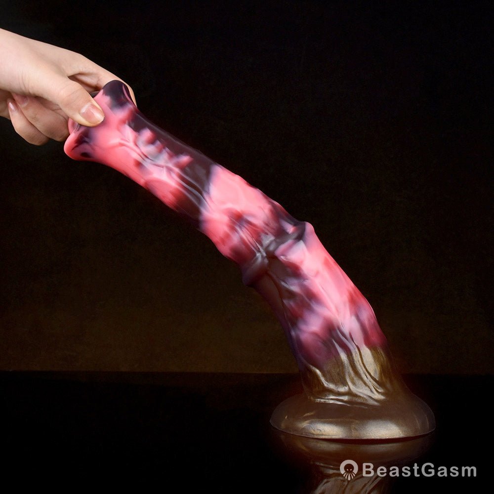 Large Realistic Horse Dildo – 11.2” Silicone Stallion Toy - BeastGasm