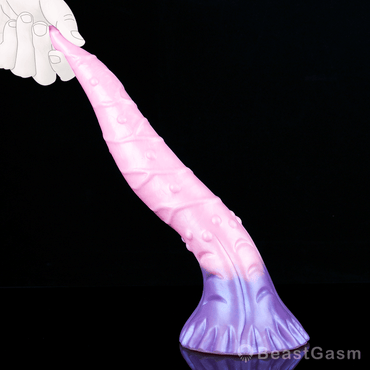 Large Silicone Tentacle Dildo – 11.5” Realistic Suction Toy - BeastGasm