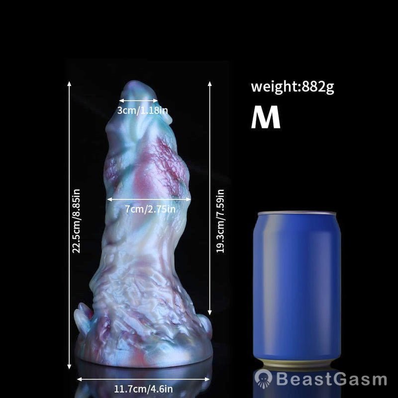 Leo Gradient Blue Purple Fantasy Dildo - BeastGasm