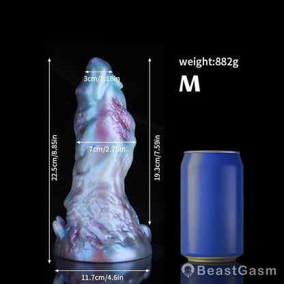 Leo Gradient Blue Purple Fantasy Dildo - BeastGasm