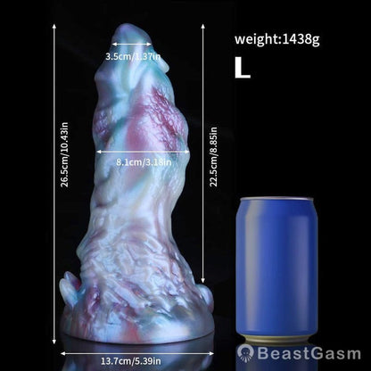 Leo Gradient Blue Purple Fantasy Dildo - BeastGasm