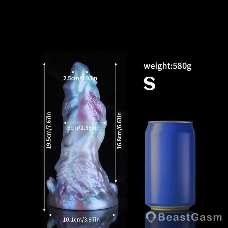 Leo Gradient Blue Purple Fantasy Dildo - BeastGasm