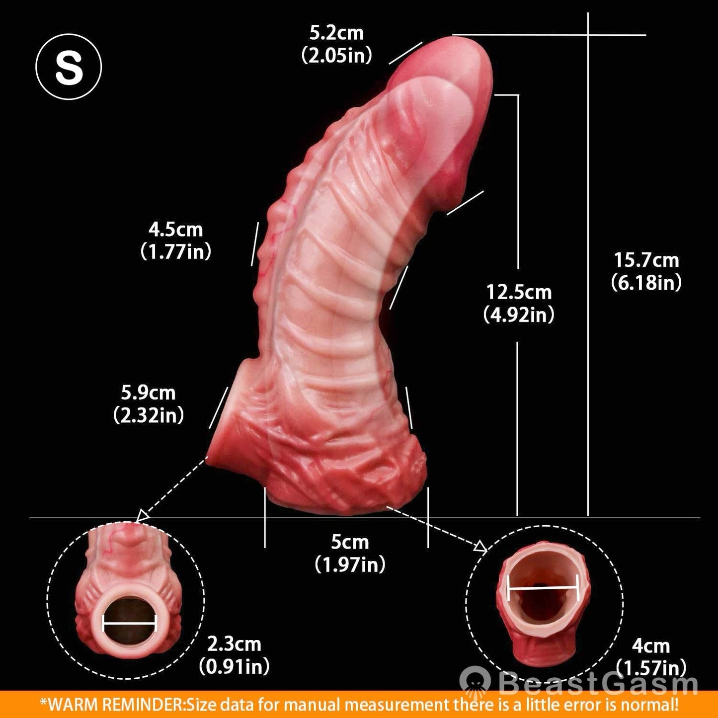 ⚔️ Leo Muscle-Flex Cock Sleeve | Dual-Channel Stamina Lock - BeastGasm