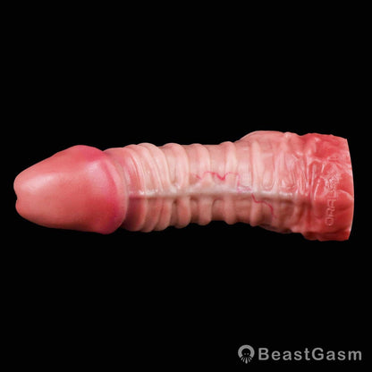 ⚔️ Leo Muscle-Flex Cock Sleeve | Dual-Channel Stamina Lock - BeastGasm