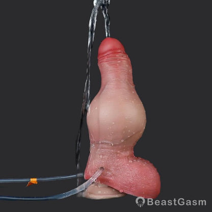 Leonidas 6.5 Inch Squirting Inflatable Dildo – Warrior’s Power - BeastGasm