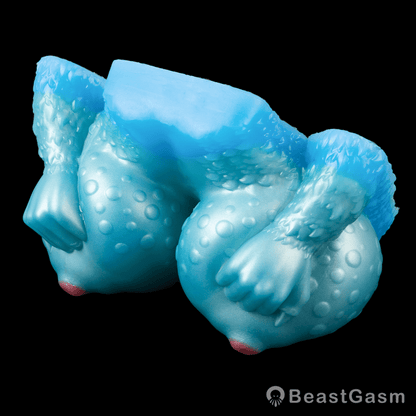 Leopard Chest Sex Toy – Soft, Bouncy, Full - Breast Stimulation 💦 - BeastGasm