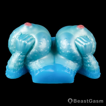 Leopard Chest Sex Toy – Soft, Bouncy, Full - Breast Stimulation 💦 - BeastGasm