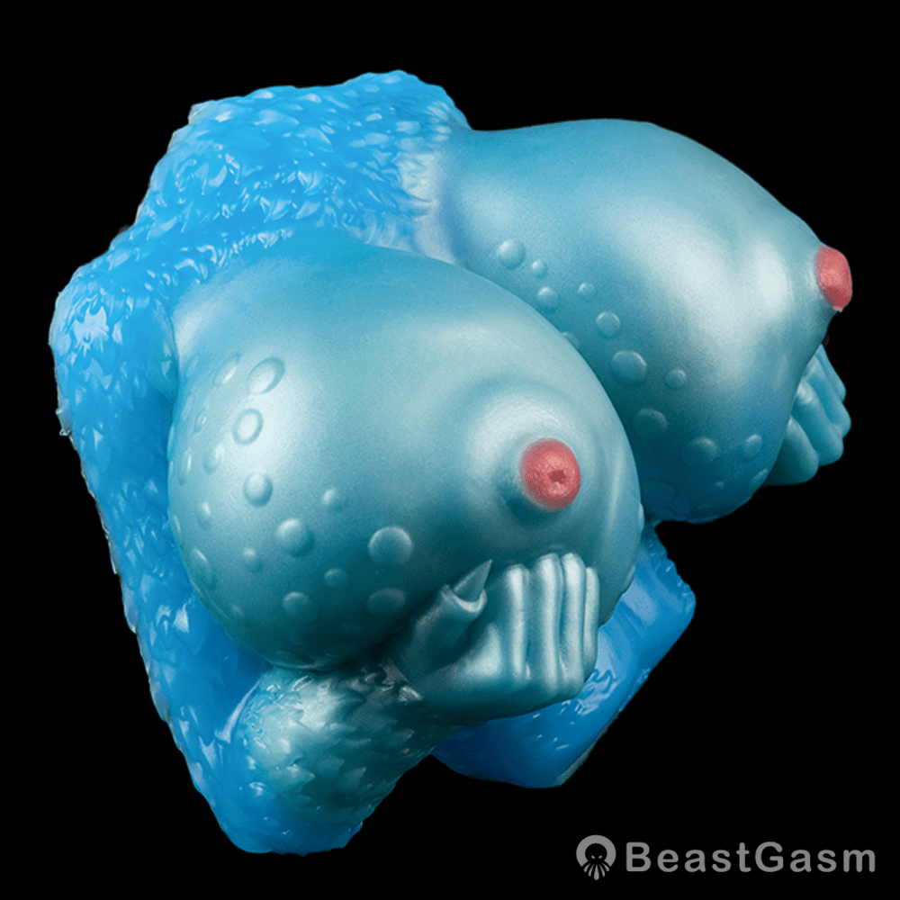 Leopard Chest Sex Toy – Soft, Bouncy, Full - Breast Stimulation 💦 - BeastGasm