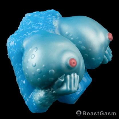 Leopard Chest Sex Toy – Soft, Bouncy, Full - Breast Stimulation 💦 - BeastGasm
