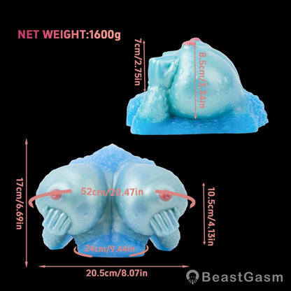 Leopard Chest Sex Toy – Soft, Bouncy, Full - Breast Stimulation 💦 - BeastGasm