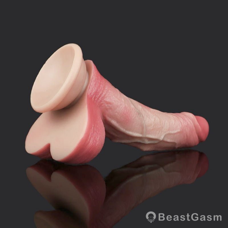 Lifelike 7 Inch Dildo – Alexander Silicone Shaft with Veins - BeastGasm