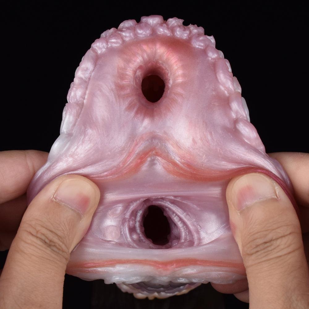 Lifelike Canine Stroker – Two - Hole Furry Masturbator - BeastGasm