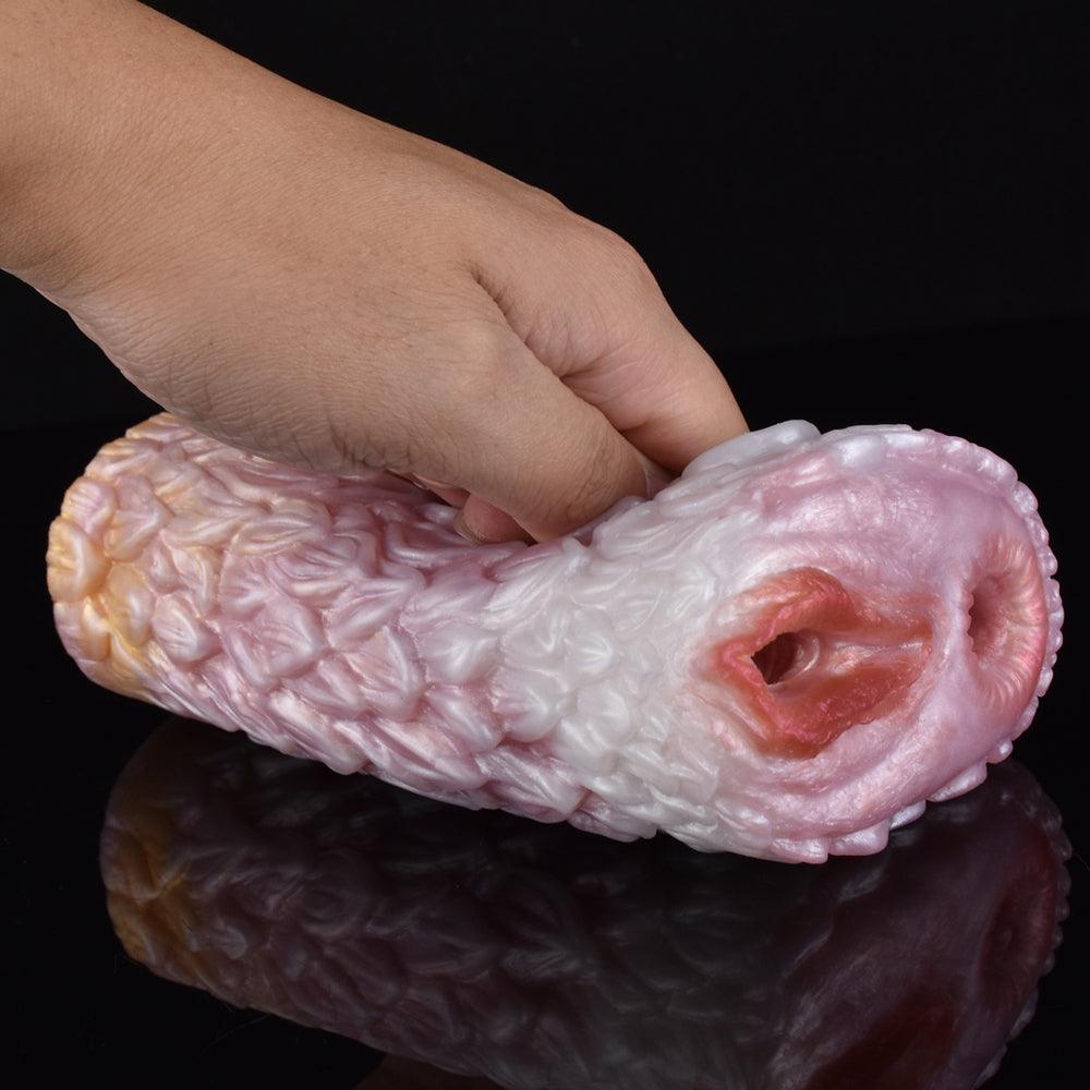 Lifelike Canine Stroker – Two - Hole Furry Masturbator - BeastGasm