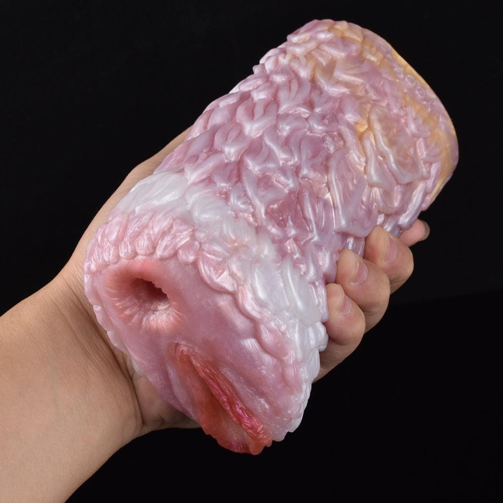 Lifelike Canine Stroker – Two - Hole Furry Masturbator - BeastGasm