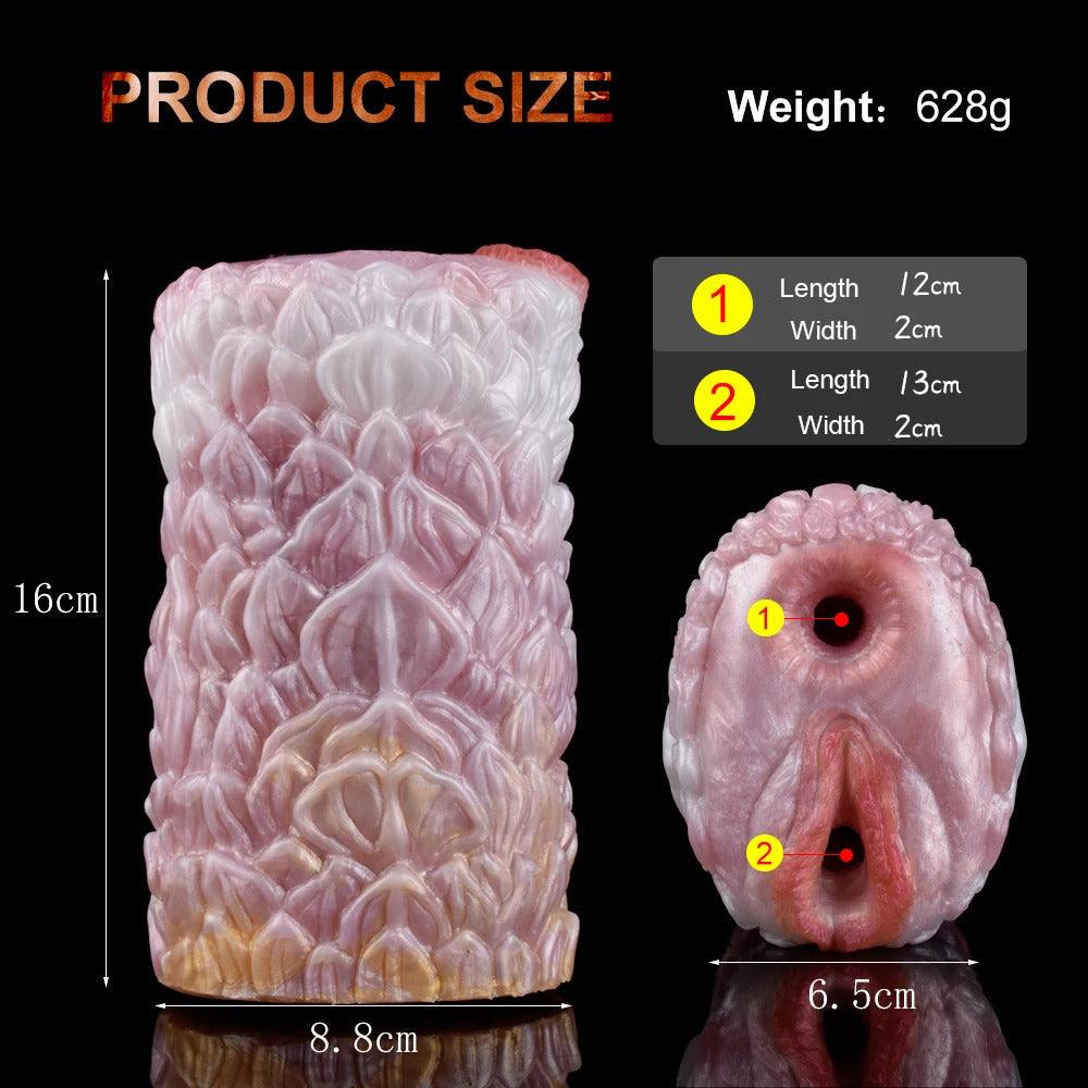 Lifelike Canine Stroker – Two - Hole Furry Masturbator - BeastGasm