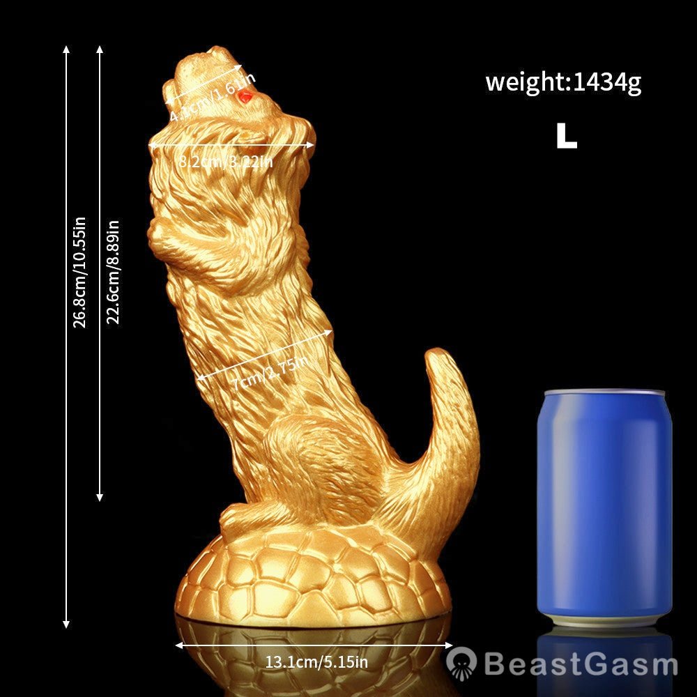Lion King Golden Dildo 🦁 Royal Fantasy Power - BeastGasm