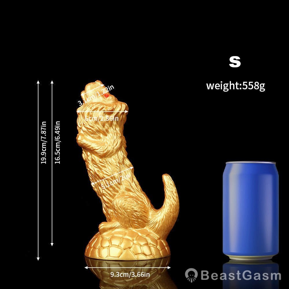 Lion King Golden Dildo 🦁 Royal Fantasy Power - BeastGasm
