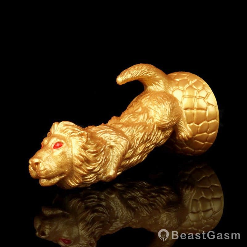 Lion King Golden Dildo 🦁 Royal Fantasy Power - BeastGasm