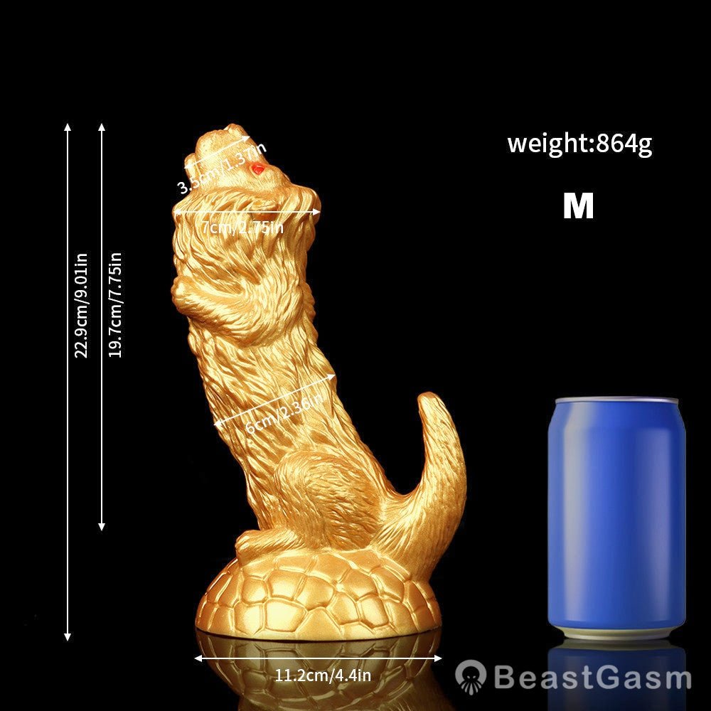 Lion King Golden Dildo 🦁 Royal Fantasy Power - BeastGasm