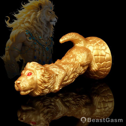Lion King Golden Dildo 🦁 Royal Fantasy Power - BeastGasm