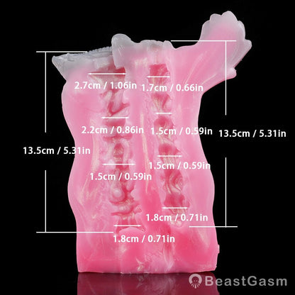 🐺 Little Wolf Girl Lupera: Dual - Channel Fantasy Milking Massager - BeastGasm