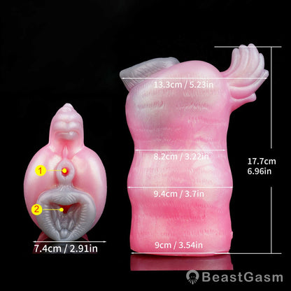 🐺 Little Wolf Girl Lupera: Dual - Channel Fantasy Milking Massager - BeastGasm