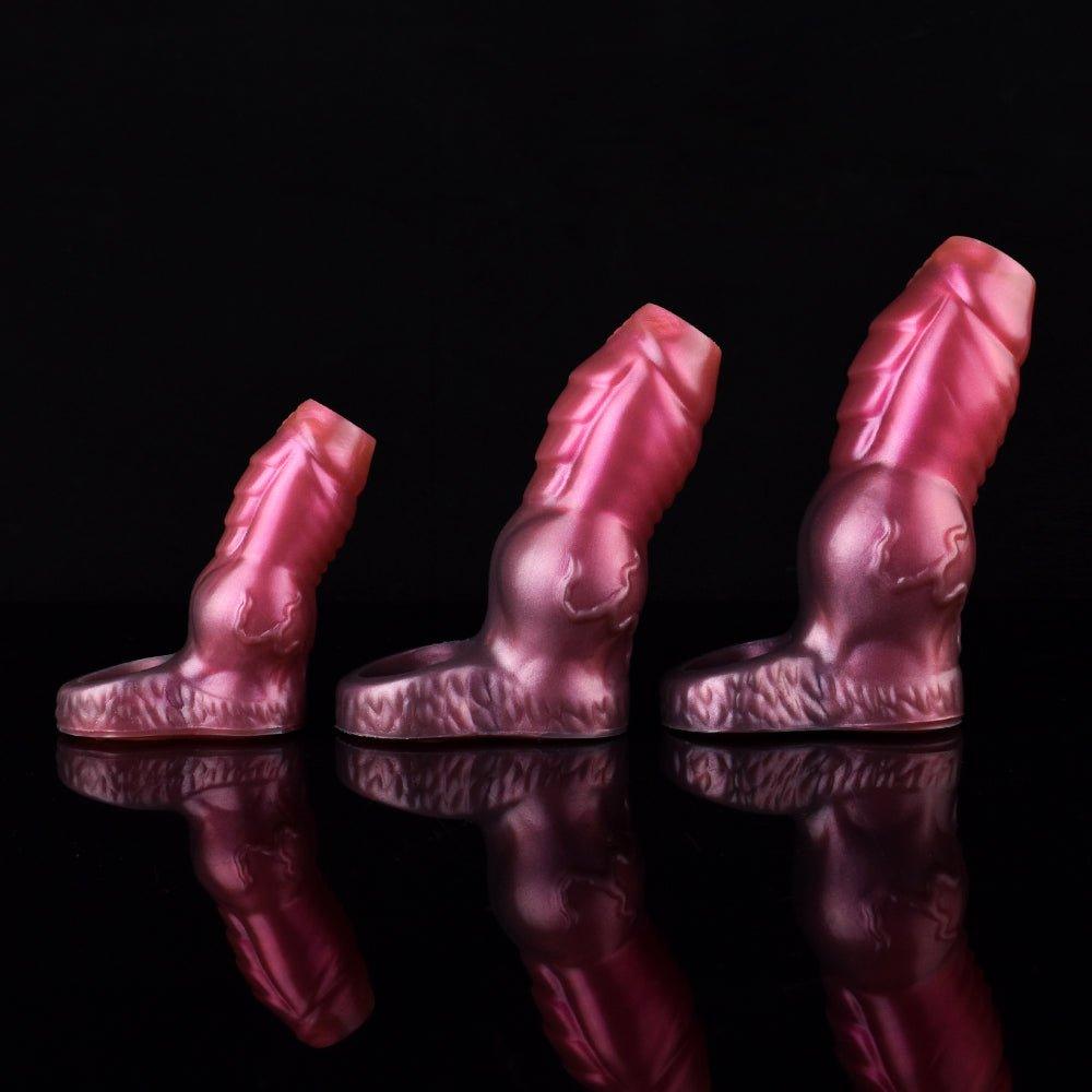 Lodsmok - Dragon Knot Penis Extender, Ribbed Monster Fantasy Sleeve - BeastGasm