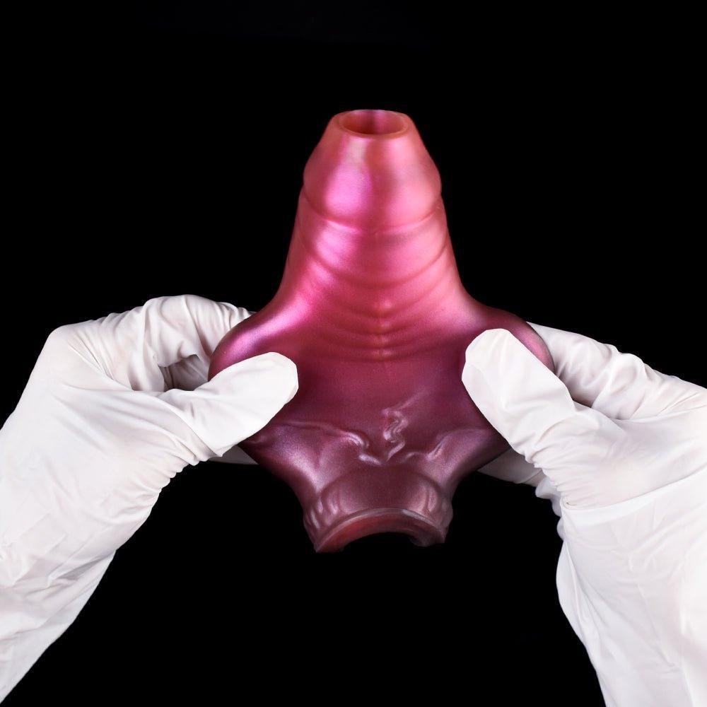 Lodsmok - Dragon Knot Penis Extender, Ribbed Monster Fantasy Sleeve - BeastGasm