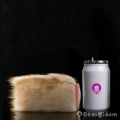 🐰 Lop Rabbit Furry Pocket Pussy | Snap-Off Plush Male Masturbator - BeastGasm