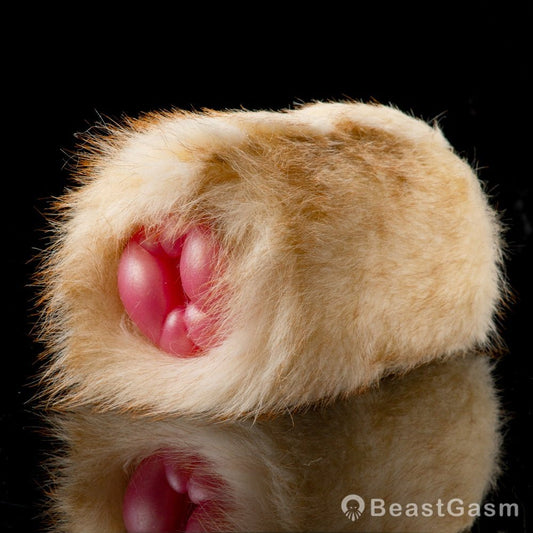 🐰 Lop Rabbit Furry Pocket Pussy | Snap-Off Plush Male Masturbator - BeastGasm