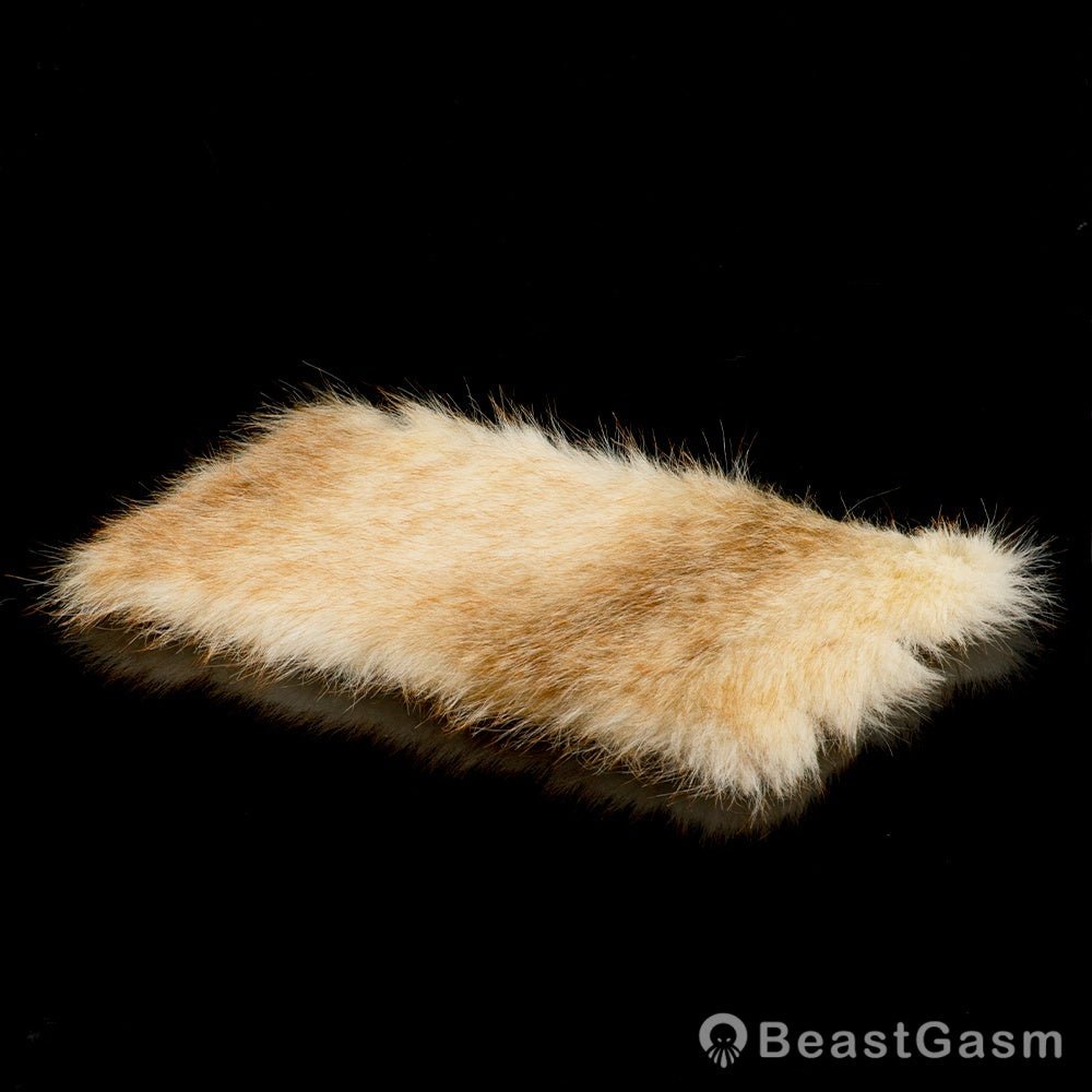 🐰 Lop Rabbit Furry Pocket Pussy | Snap-Off Plush Male Masturbator - BeastGasm