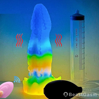 Luminous GIGANTEUS Octopus Vibrator – Premium Ejaculating Fantasy Toy - BeastGasm
